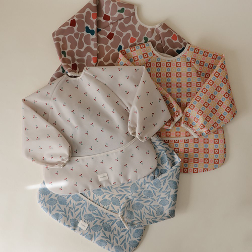 Mushie  Pitkähihainen Ruokalappu, Cherries