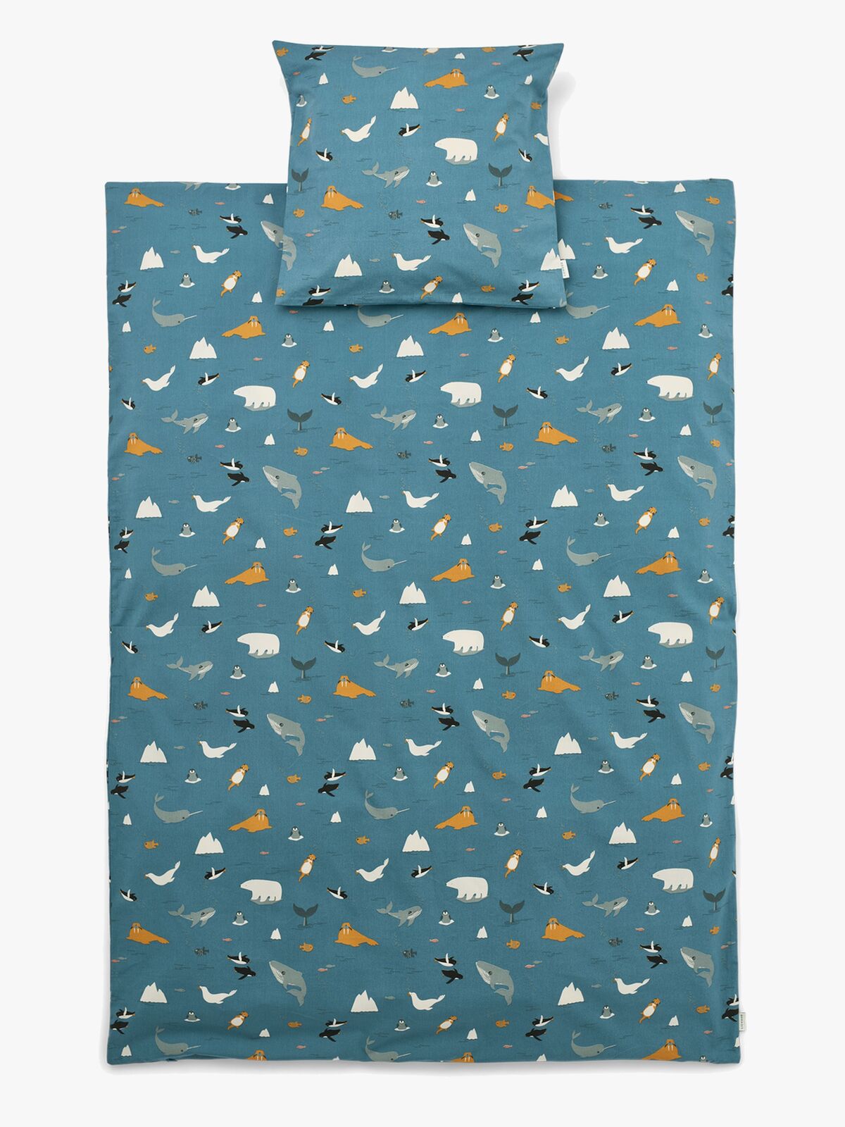 LIEWOOD Carmen Baby Pussilakanasetti 70x100, Arctic Sea/Ocean View