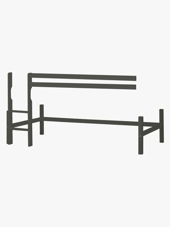 Hoppekids Parvisängyn Runko ECO Dream 90x200 cm, Smoked Pearl