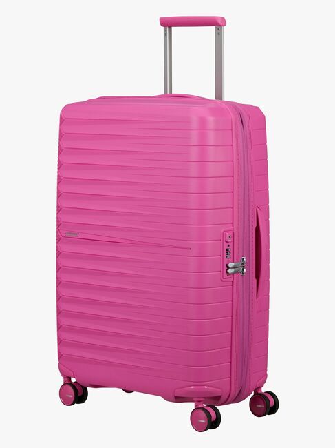 American Tourister FastForward Spinner Matkalaukku 67-77L, Electric Fuchsia