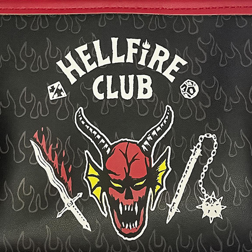 Stranger Things Hellfire Club Toilettilaukku, Musta