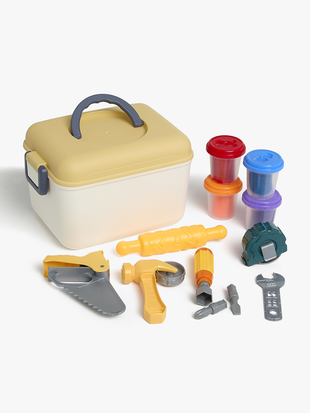 Fippla Muovailuvahat + Työkalulaatikko 4 Väriä