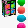 NeeDoh Teenie Hot Shots Stressipallot 4-pack
