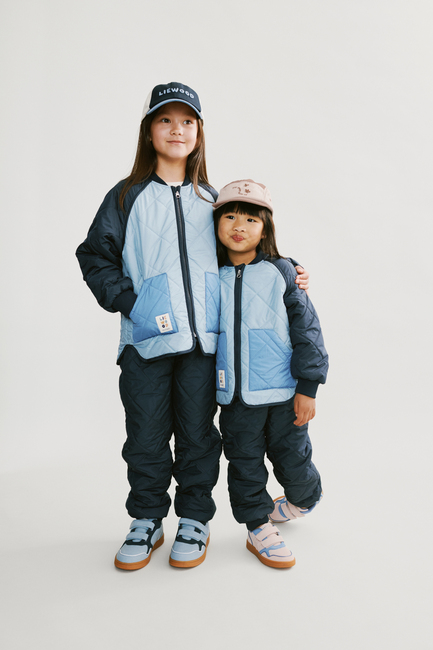 LIEWOOD Zella Kevyttoppapuku, Beach blue/Classic navy/mix