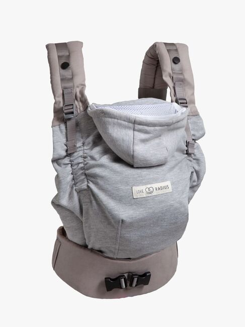 Love Radius HoodieCarrier 2 Kantoreppu, Athletic Grey