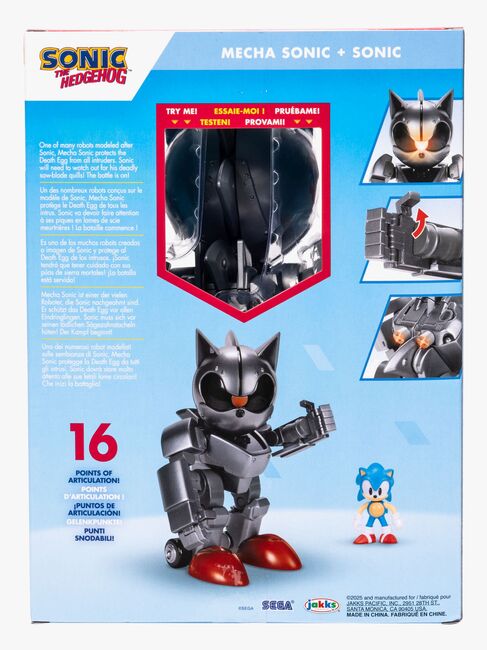 Sonic The Hedgehog Figuurisetti + Mecha Sonic
