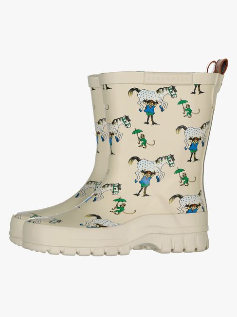 Geggamoja Kumisaappaat Peppi Pitkätossu, Beige