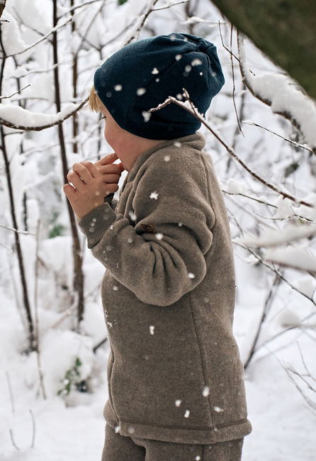 Mikk-Line Vauvan Fleecetakki Merinovilla, Melange Denver