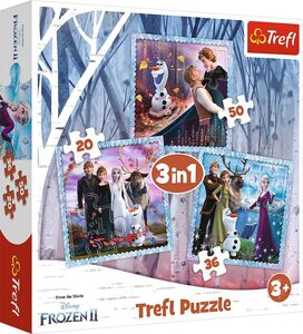 Trefl Disney Frozen 2 Palapelit 3-in-1
