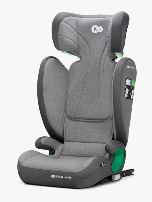 Kinderkraft JUNIOR FIX 2 i-Size Turvavyöistuin, Rocket Grey