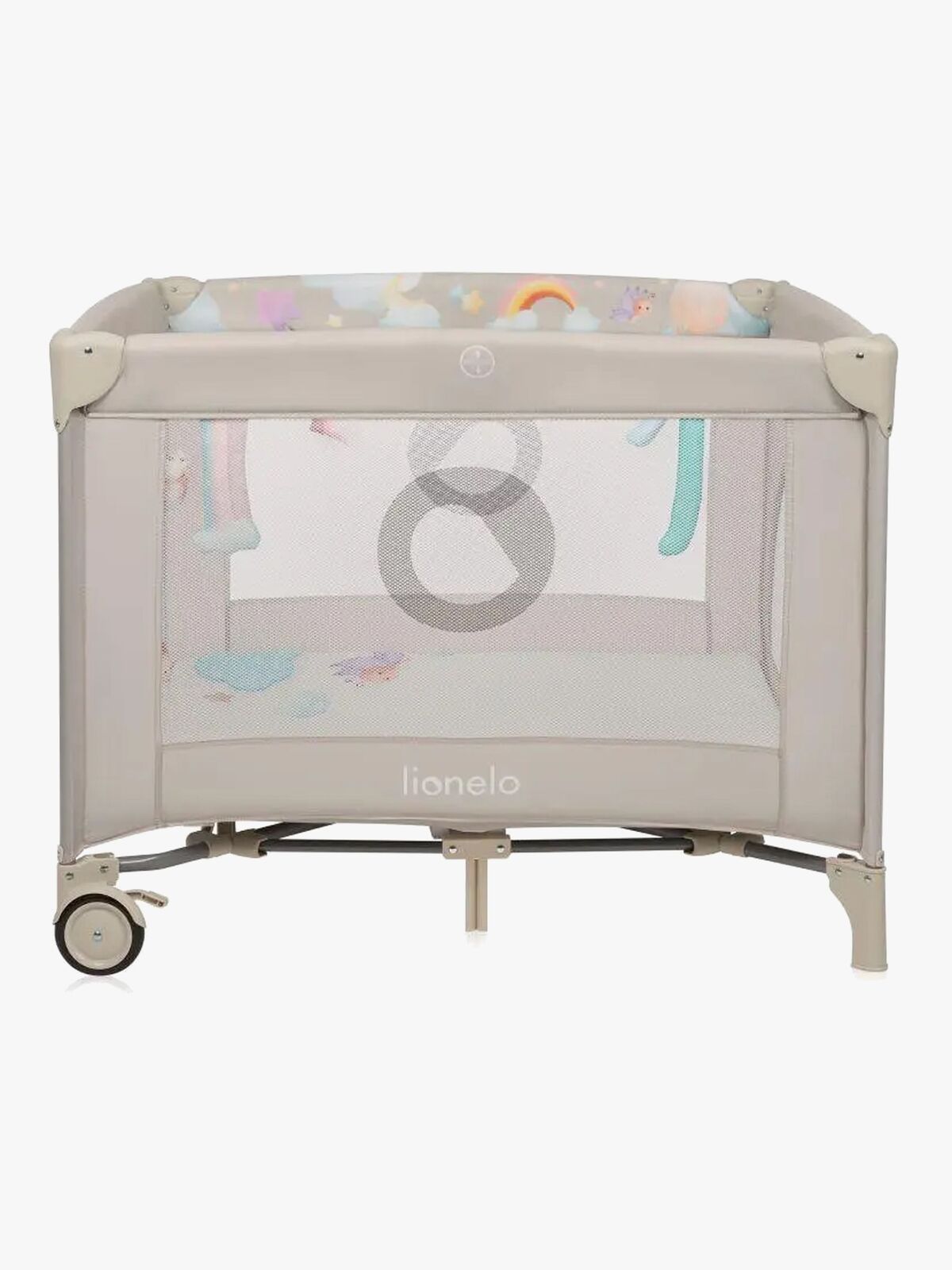 Lionelo MILLE PLUS Leikkikehä, Grey Beige