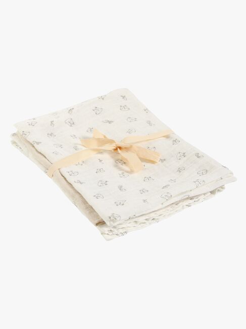 Peppi Musliiniviltti 3-pack, Rainy Day