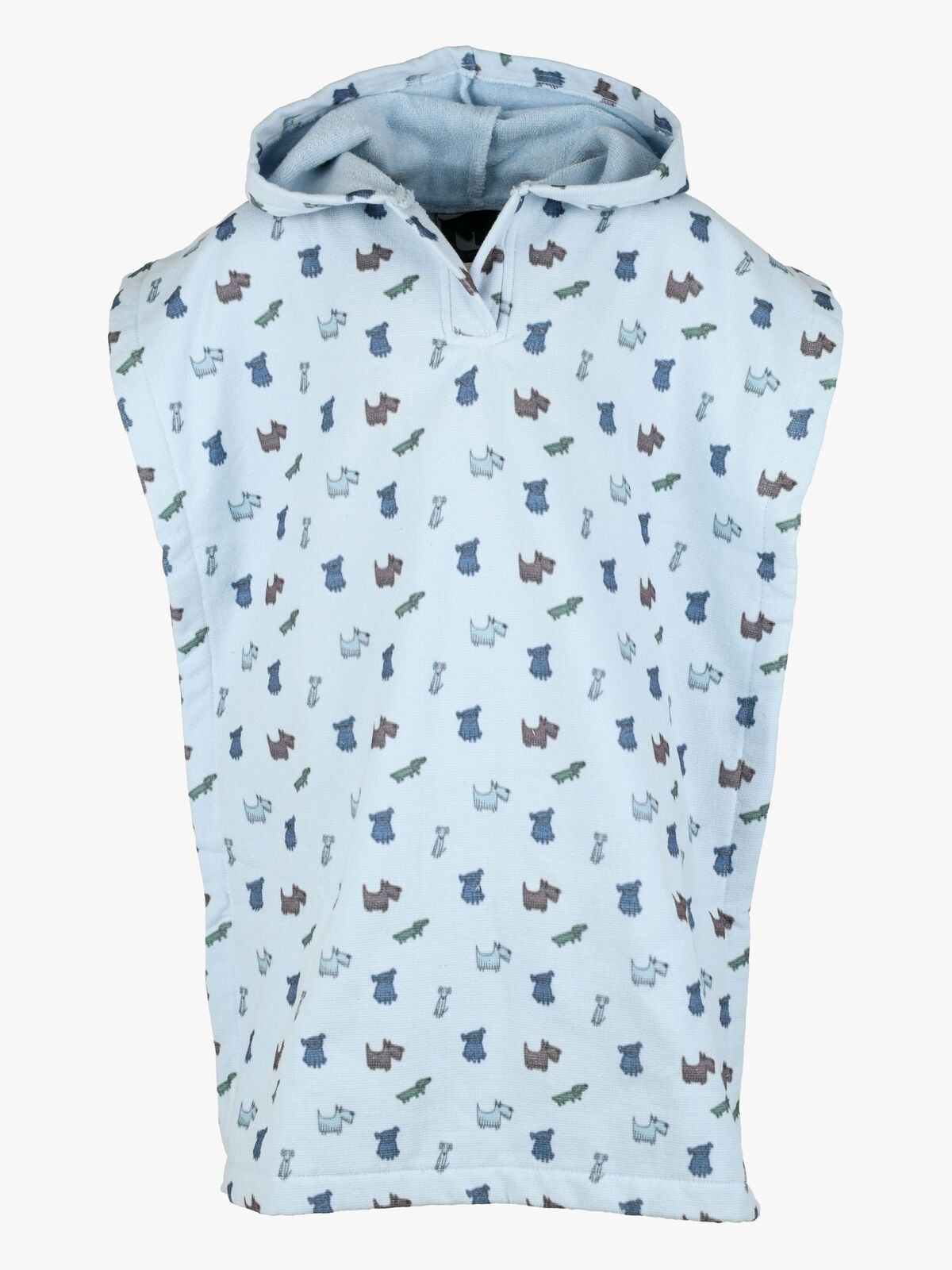 Lindberg Ljusvåg Poncho Pyyhe, Blue/Light Blue