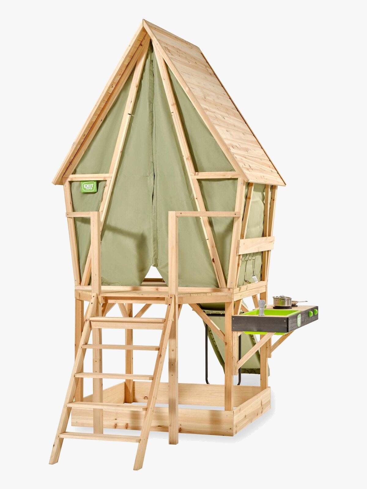 EXIT Yuki Leikkimökki + Liukumäki & Hiekkalaatikko 550