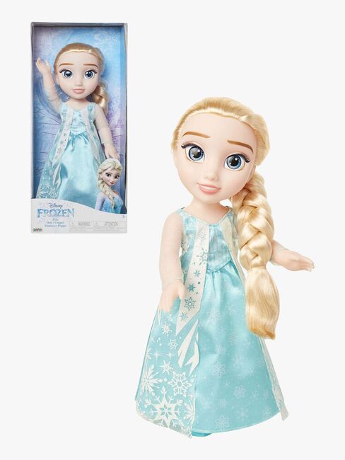 Disney Frozen Nukke Elsa 38 cm, Vaaleansininen