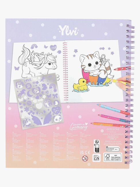 Ylvi Värityskirja + Paljetit