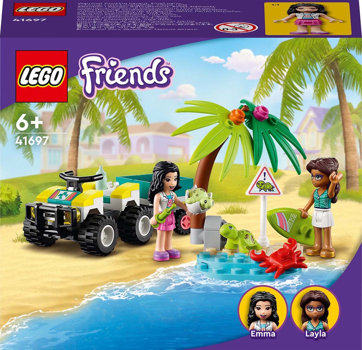 LEGO Friends 41697 Kilpikonnien Suojelupartio