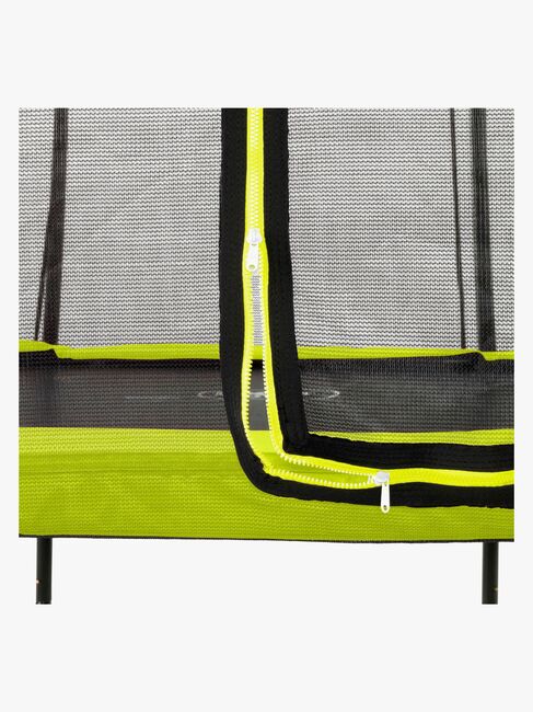 EXIT Silhouette Trampoliini + Turvaverkko 214x305 cm, Vihreä