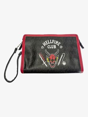 Stranger Things Hellfire Club Toilettilaukku, Musta