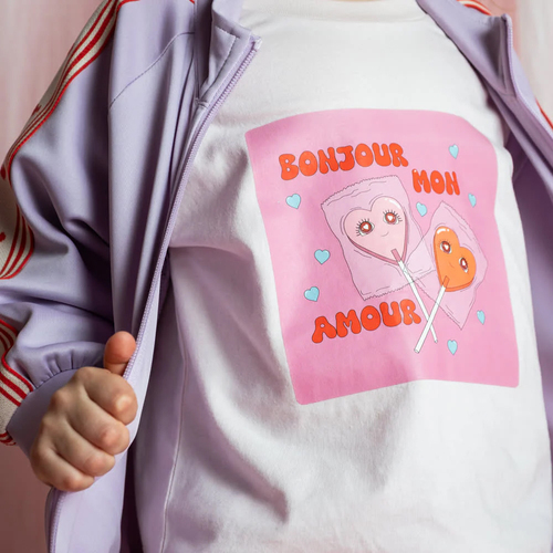 That's Mine Vilde T-paita, Bonjour Mon Amour