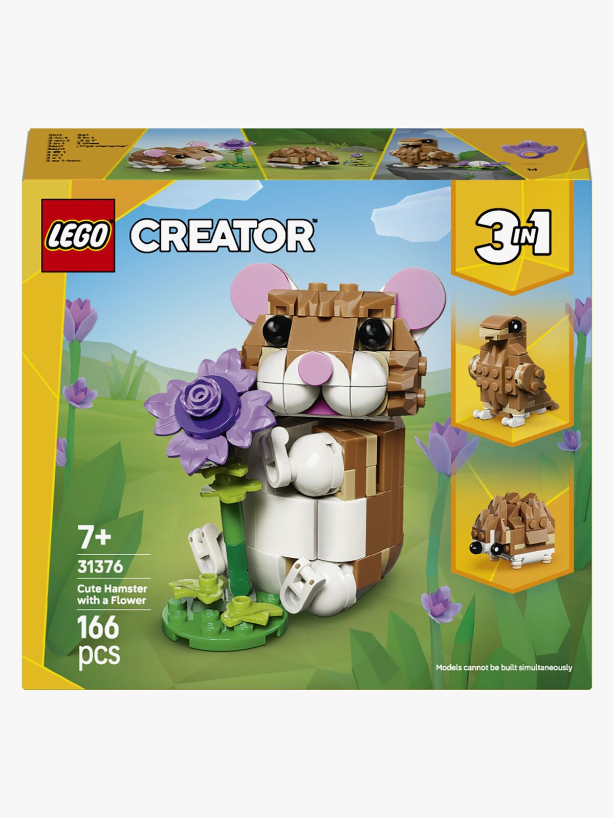 LEGO Creator 31376 Hurmaava hamsteri ja kukka