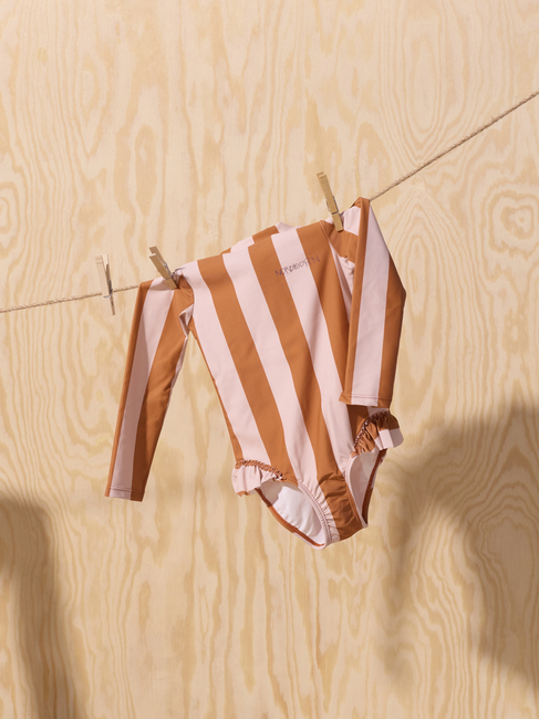 Nordbjörn Sandsjön UV-Uimapuku, Vaaleanpunainen Raidallinen