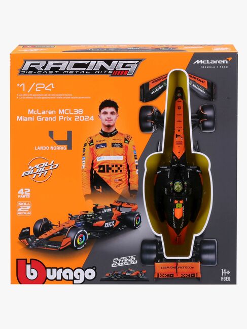 Bburago F1 Mclaren MCL38 Mallisetti Norris #4 1:24