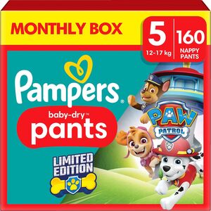 Pampers Baby Dry Pants Vaippa Koko 5 12–17 kg 160-pack