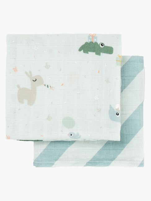 Done By Deer Celebration Musliiniviltti 2-pack, Blue