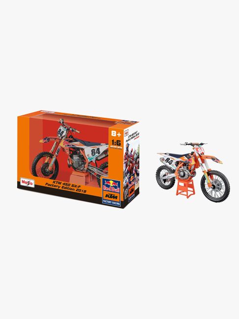Maisto Red Bull KTM Supercross Sx450 2018 #84 Maastopyörä 1:6