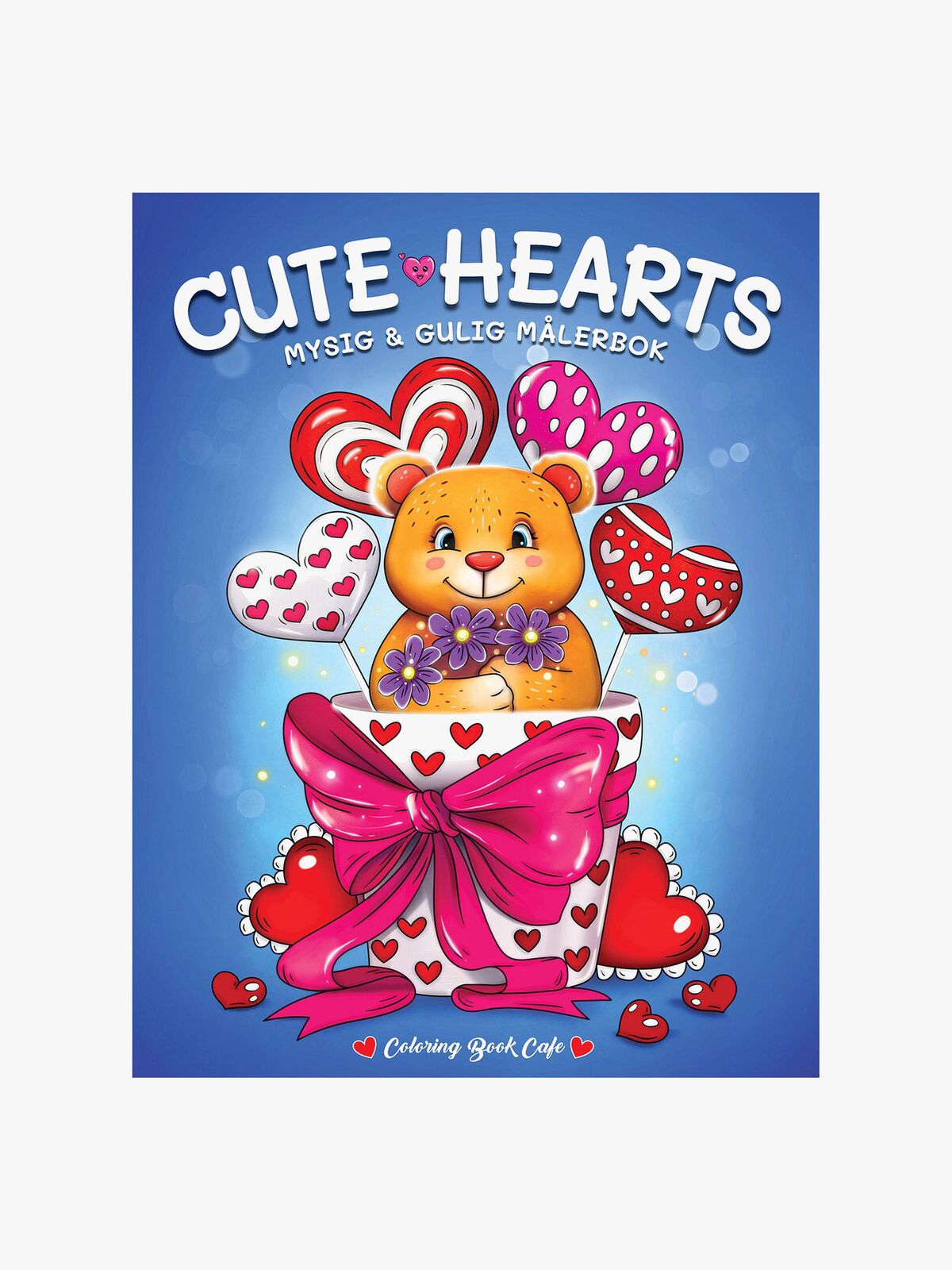 Cozy Värityskirja  Cute Hearts