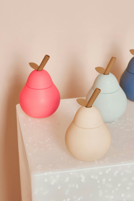 OYOY Pear Pillimuki, Cherry Red