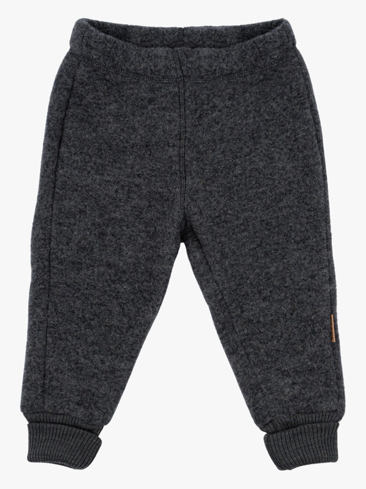 Mikk-Line Vauvan Fleecehousut Merinovilla, Anthracite Melange