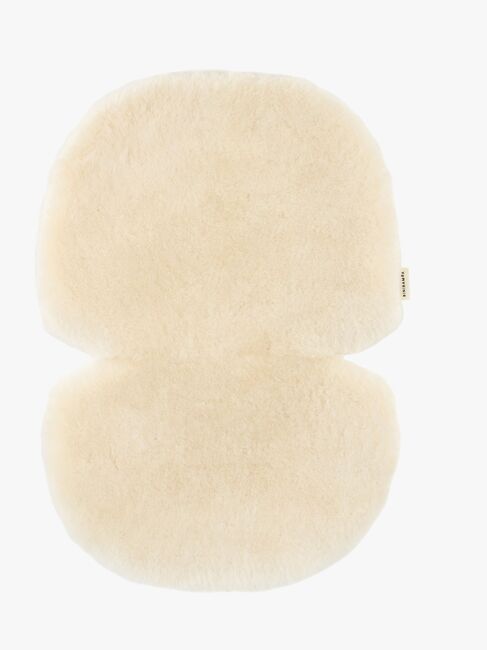 BINIBAMBA Sheepskin Istuinpehmuste Fixed Harness, Milk
