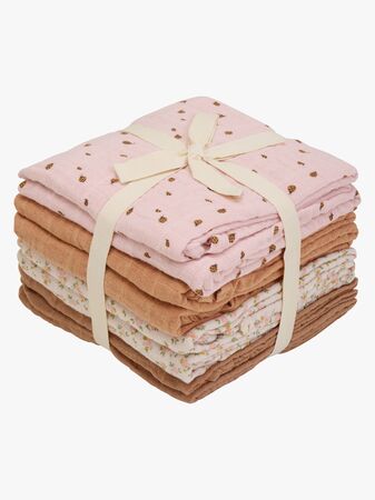 Peppi Musliiniviltti 8-pack, Sepia Rose