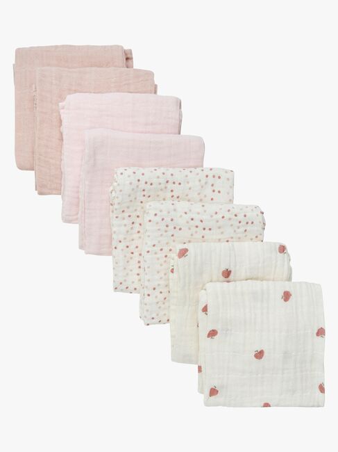 Peppi Musliiniviltti 8-pack, Rose Dust