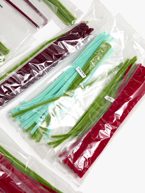 Fippla DIY-setti Kukkakimppu + Piipunrassit 21 Osaa, Punainen