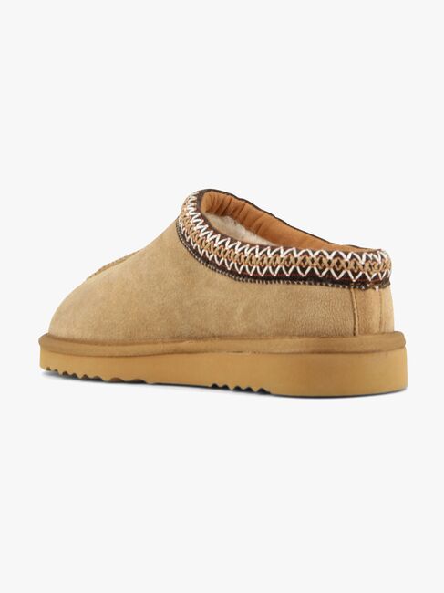 Mjúka Yrsa  Lämminvuoriset Slip-in-tossut, Chestnut