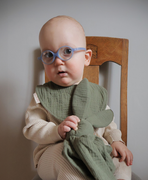 Oh, Poppy! Juno Kuolalappu 2-pack, Forest Green/Linen Beige