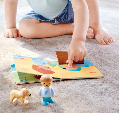 Hape Satukirja + Leikkisetti The Dog's New Friend