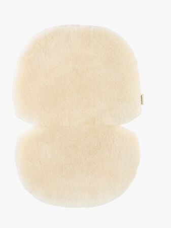 BINIBAMBA Sheepskin Istuinpehmuste Fixed Harness, Milk