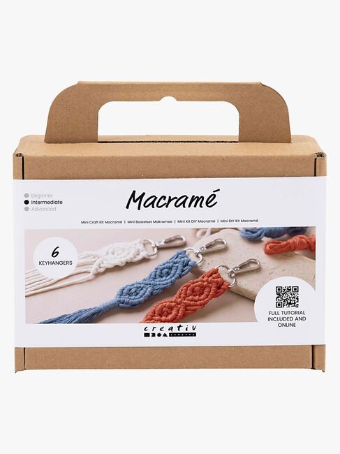 Creativ Company Askartelusetti Makramee Avaimenperät