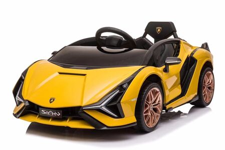 Lamborghini Sian Sähköauto, Keltainen