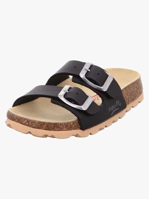 Superfit Fussbett Sandaalit, Musta