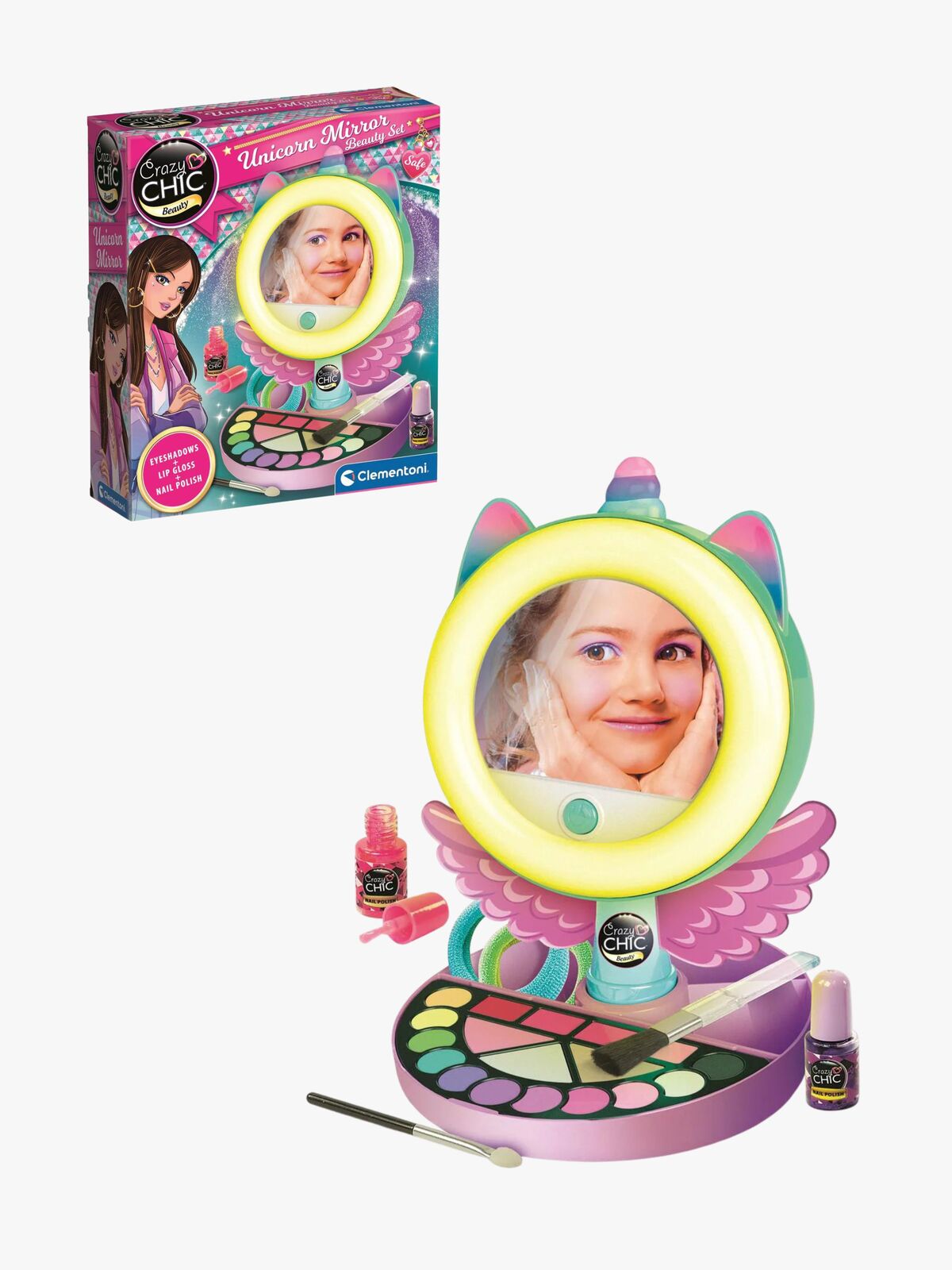 Clementoni Crazy Chic Meikkipeili Yksisarvinen