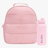 Heys The Puffer Reppu 13L & Teräs Juomapullo 946ml, Rose