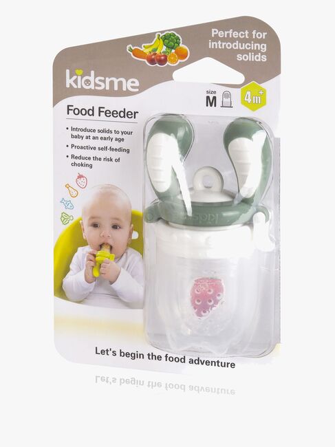Kidsme Food Feeder Maistelututti 4 kk+, Grey