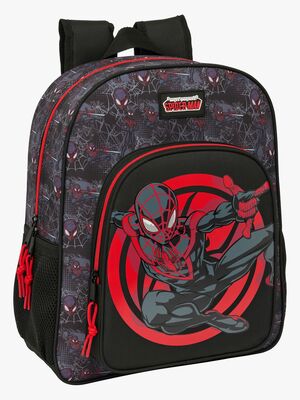 Marvel Spider-Man Miles Morales Junior Reppu 15L, Musta
