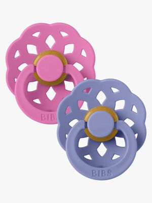 BIBS Boheme Tutti 2-pack Lateksi Koko 2 Pyöreä, Bubblegum/Peri