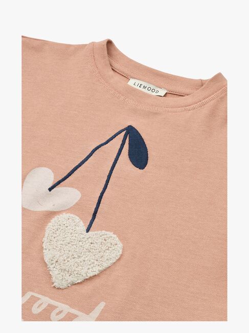 LIEWOOD Tyler Placement T-paita, Sweetshearts/Pale Tuscany